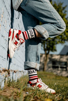 Wysokie skarpetki bawełniane wz. 954