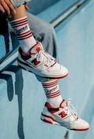 Wysokie skarpetki bawełniane wz. 956