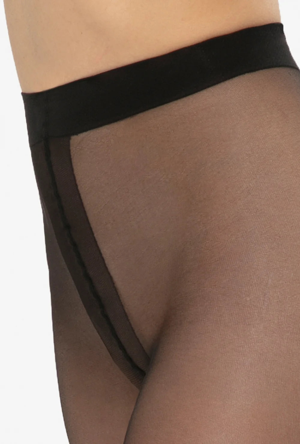 Wzorzyste rajstopy imitujące pończochy Pasione wz. 03 - Gatta