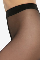 Wzorzyste rajstopy imitujące pończochy Pasione wz. 03