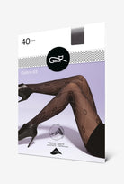 Wzorzyste rajstopy w romby Optica wz. 03