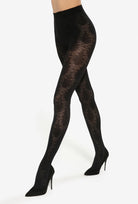 Wzorzyste rajstopy z florystycznym motywem Floral wz. 01