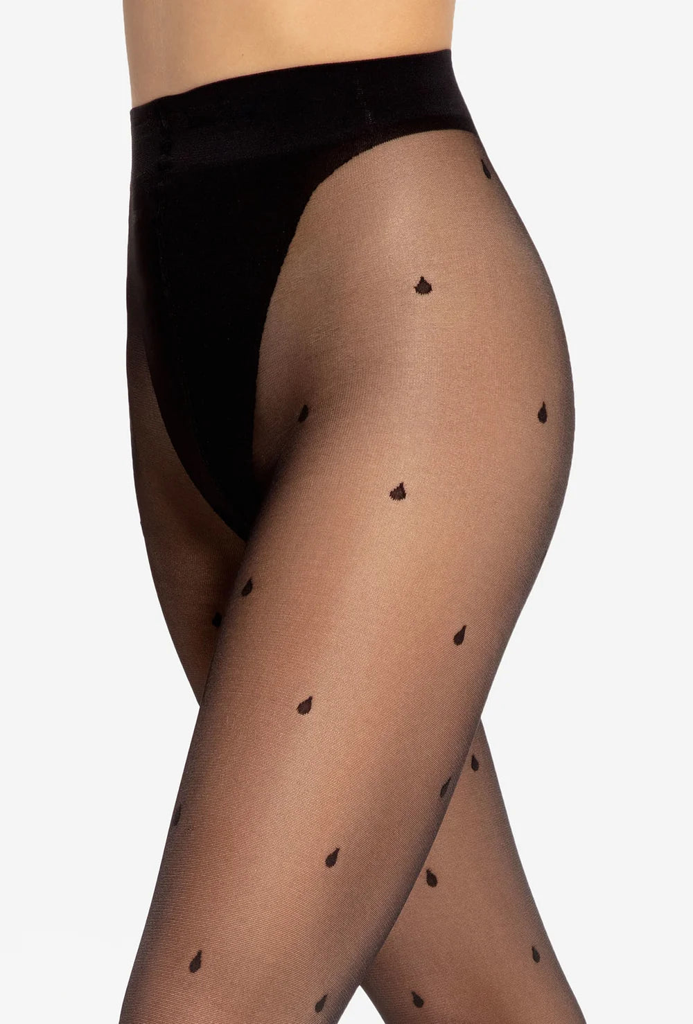 Wzorzyste rajstopy z przędzy ekologicznej Q-eko Trends wz. 01 - Gatta