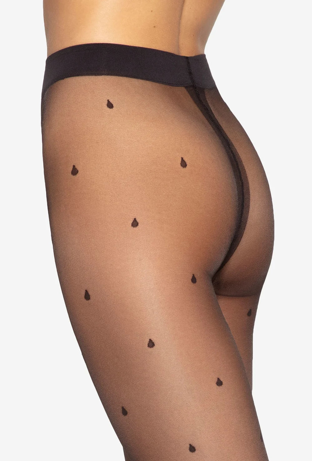 Wzorzyste rajstopy z przędzy ekologicznej Q-eko Trends wz. 01 - Gatta