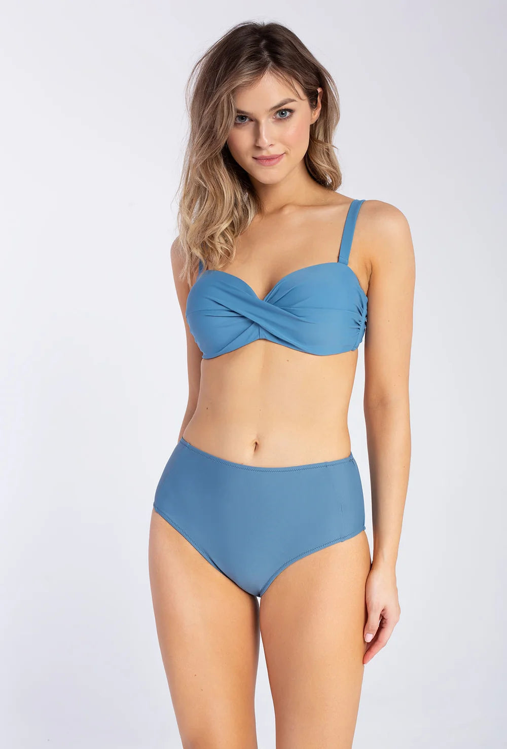 Dół od stroju kąpielowego - bikini z wysokim stanem Saranda - Gatta