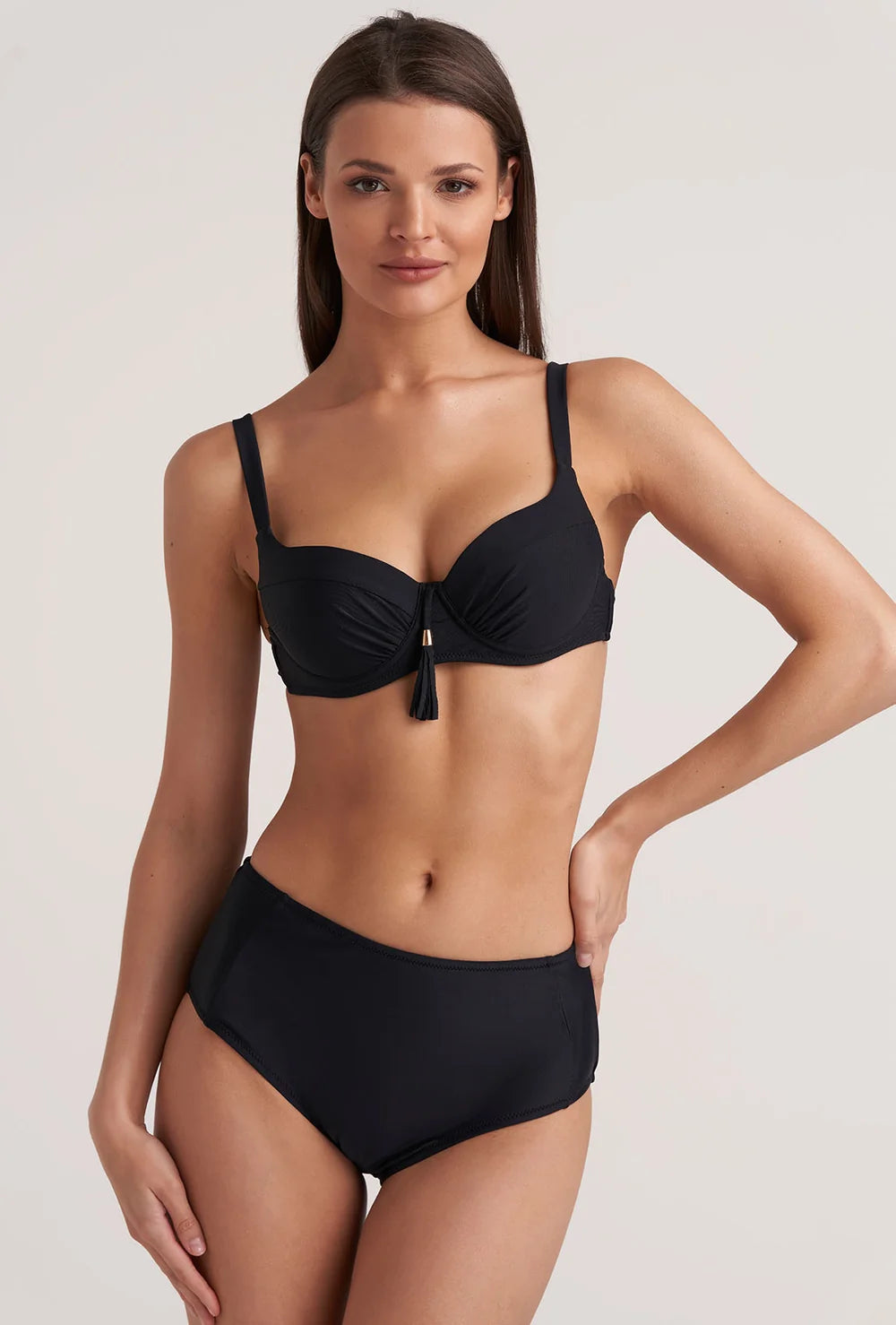 Dół od stroju kąpielowego - bikini z wysokim stanem Himara