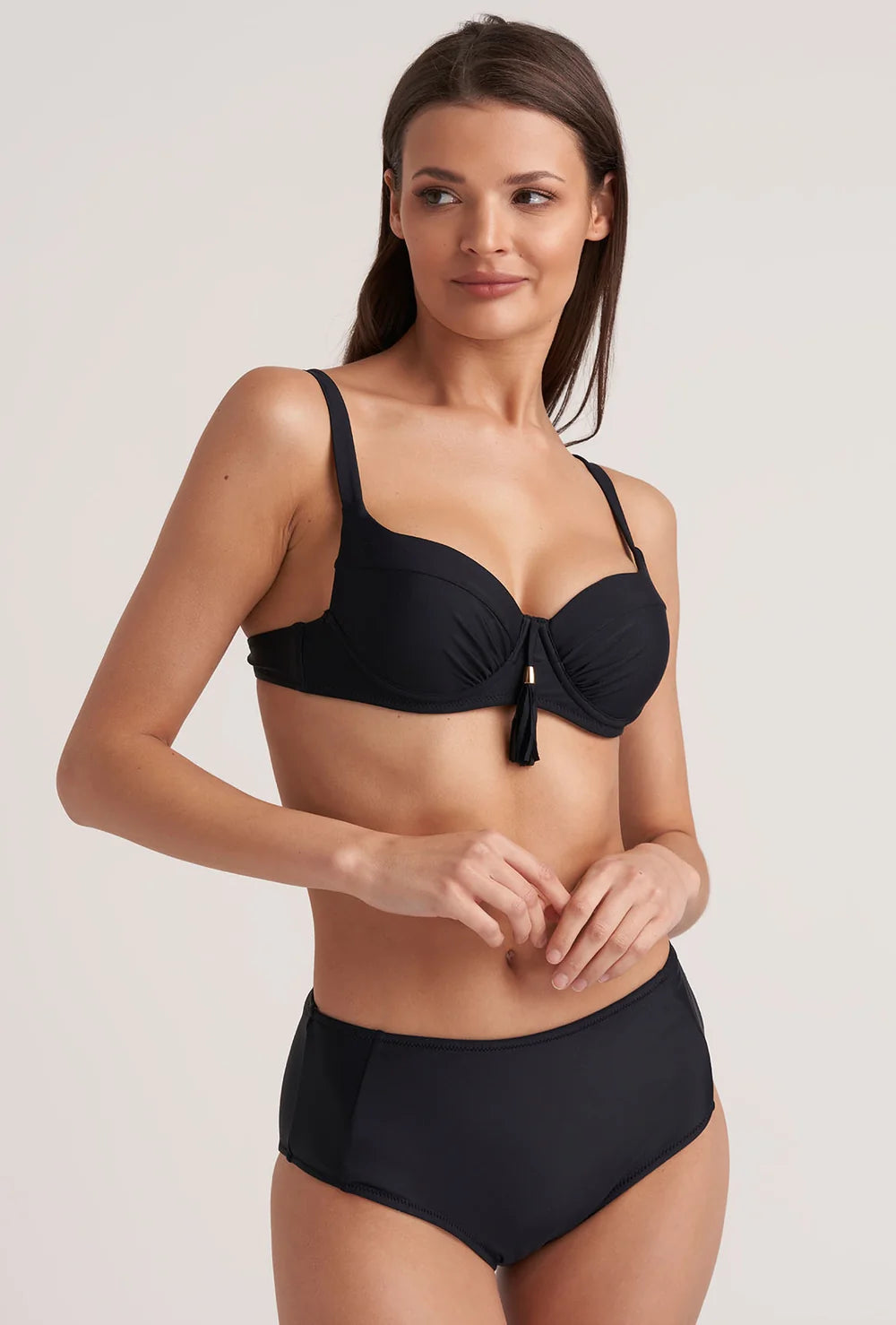 Dół od stroju kąpielowego - bikini z wysokim stanem Himara - Gatta