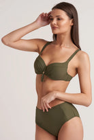 Dół od stroju kąpielowego - bikini z wysokim stanem Himara