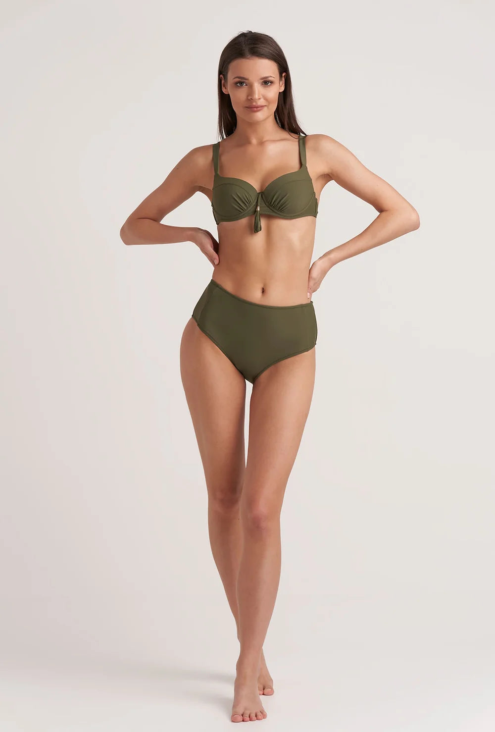 Dół od stroju kąpielowego - bikini z wysokim stanem Himara - Gatta