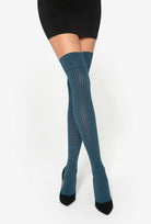 Zakolanówki w drobną kratkę Sassimi wz. 02